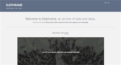 Desktop Screenshot of elephrame.com