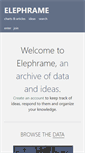 Mobile Screenshot of elephrame.com